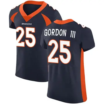Men's Melvin Gordon III Denver Broncos Elite Navy Alternate Vapor Untouchable Jersey